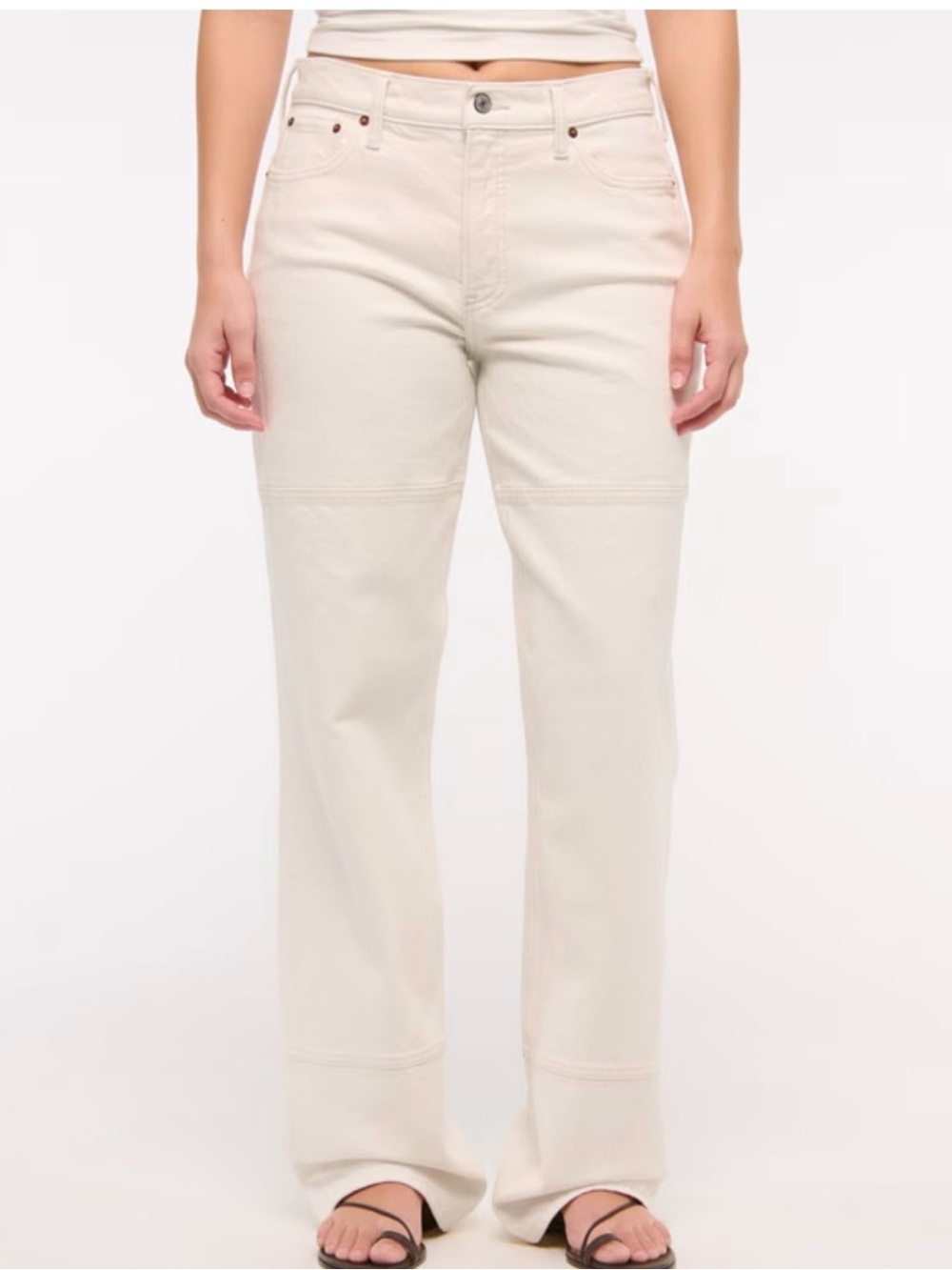 Abercrombie & Fitch Curve Love Low Rise Baggy Jean